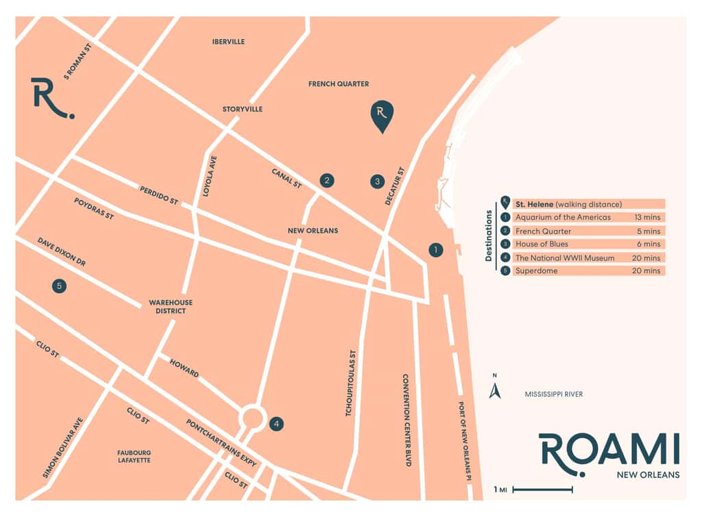 Roami at St. Helene | Combo unit | Chartres St.
