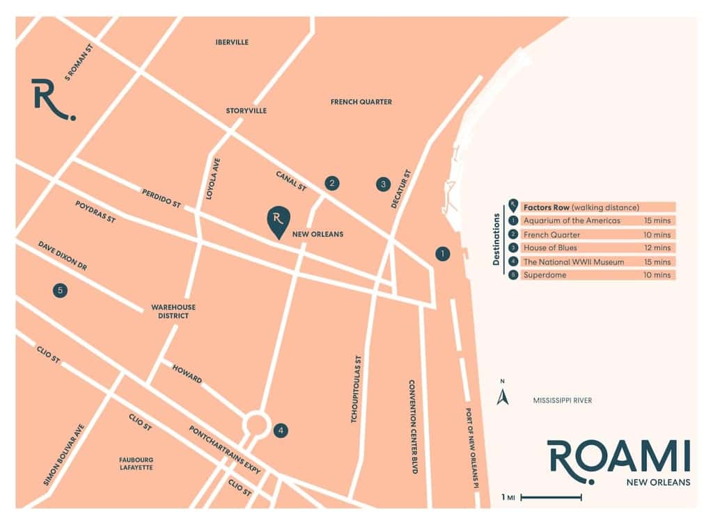 Roami at Factors Row | Courtyard | 5BR Combo