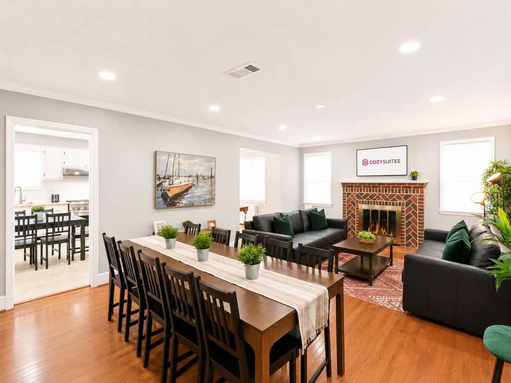Stately 5BR Historic Retreat - CozySuites