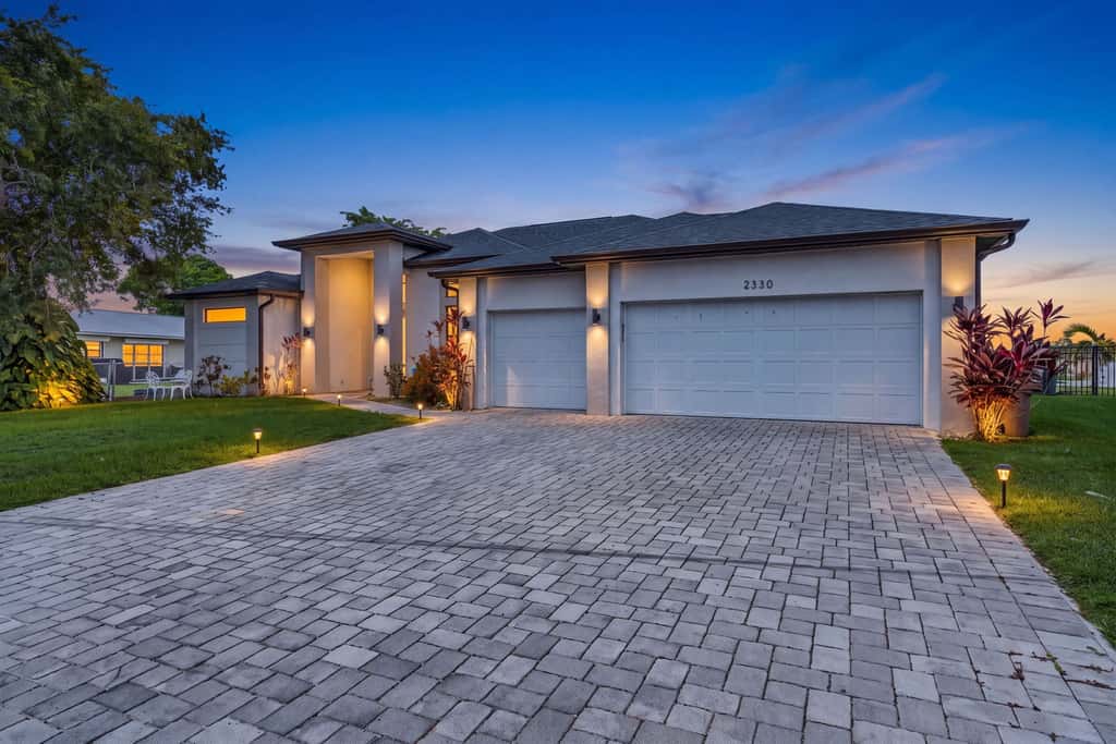 Spacious Waterfront Home in Cape Coral with Private Boat Slip and Hot Tub