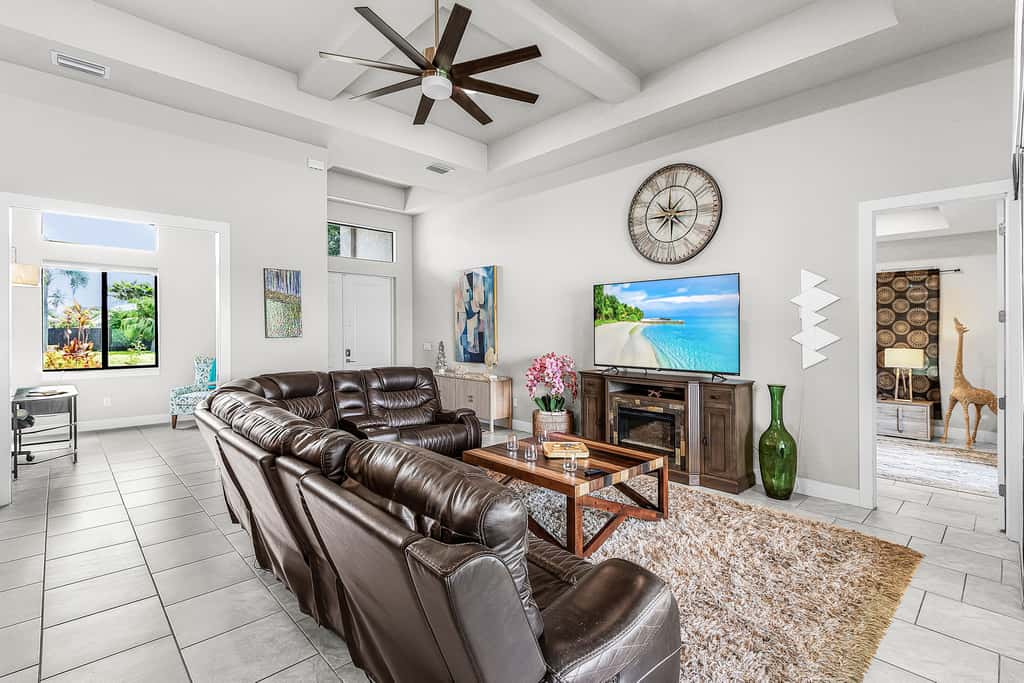 Spacious Waterfront Home in Cape Coral with Private Boat Slip and Hot Tub
