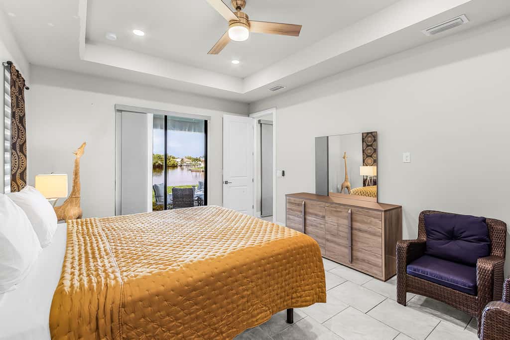 Spacious Waterfront Home in Cape Coral with Private Boat Slip and Hot Tub