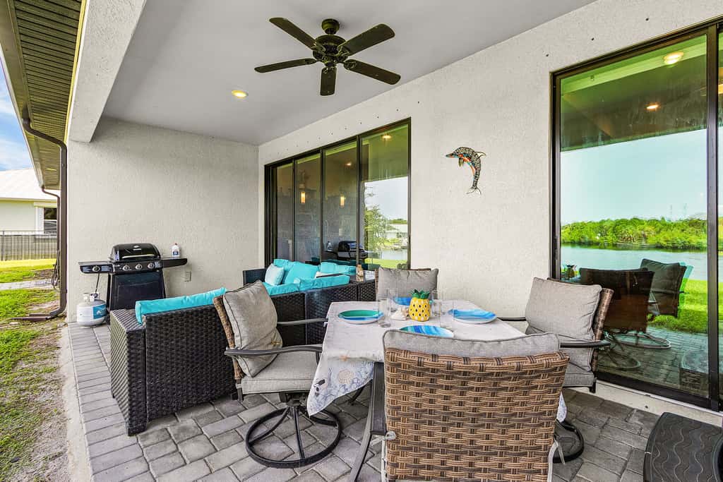 Spacious Waterfront Home in Cape Coral with Private Boat Slip and Hot Tub