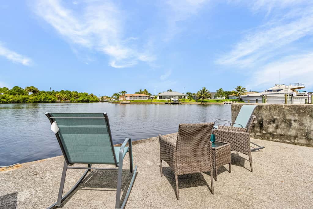Spacious Waterfront Home in Cape Coral with Private Boat Slip and Hot Tub