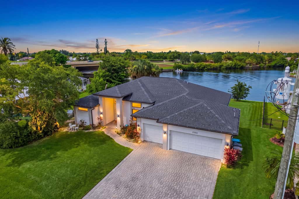 Spacious Waterfront Home in Cape Coral with Private Boat Slip and Hot Tub