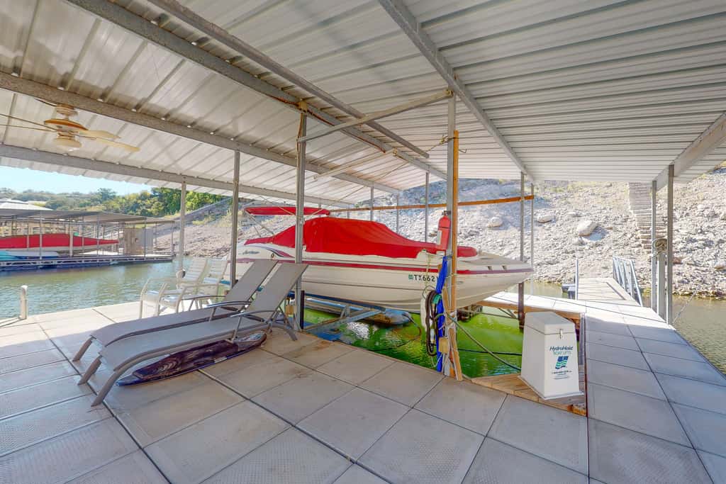 Lake Travis Waterfront Home with Dock Access | 4BR