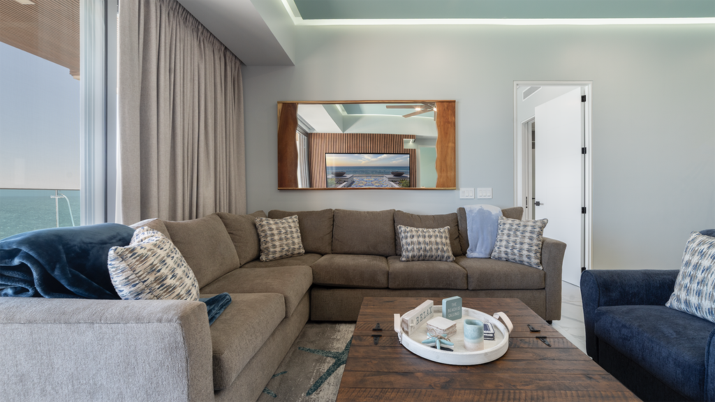 R804 Encantame Soleil 3BR Ocean View Condo with Modern Kitchen and Private Balcony