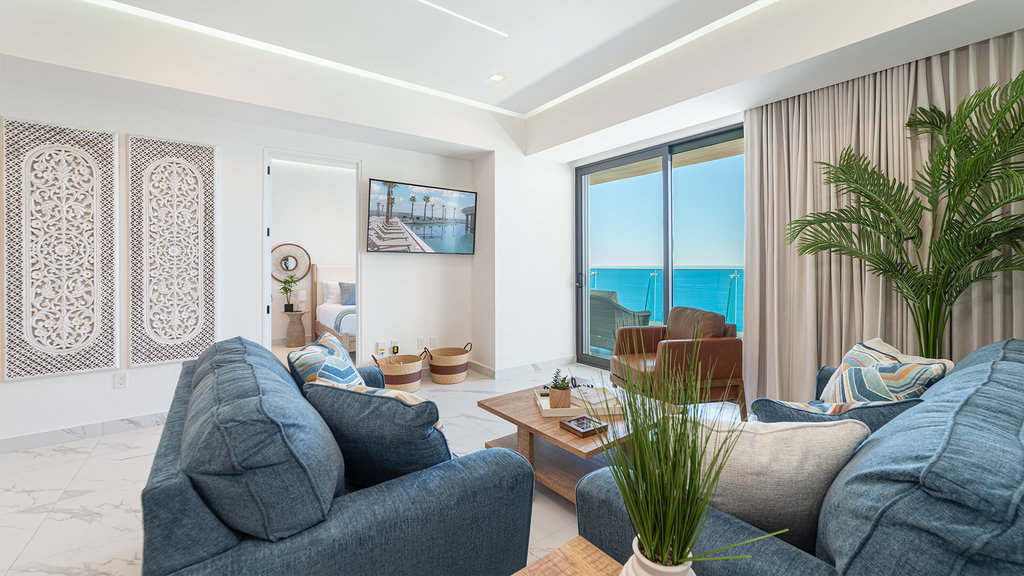 R1701 Beachfront 3BR Condo with Dual Balcony Access & Spacious Open Living