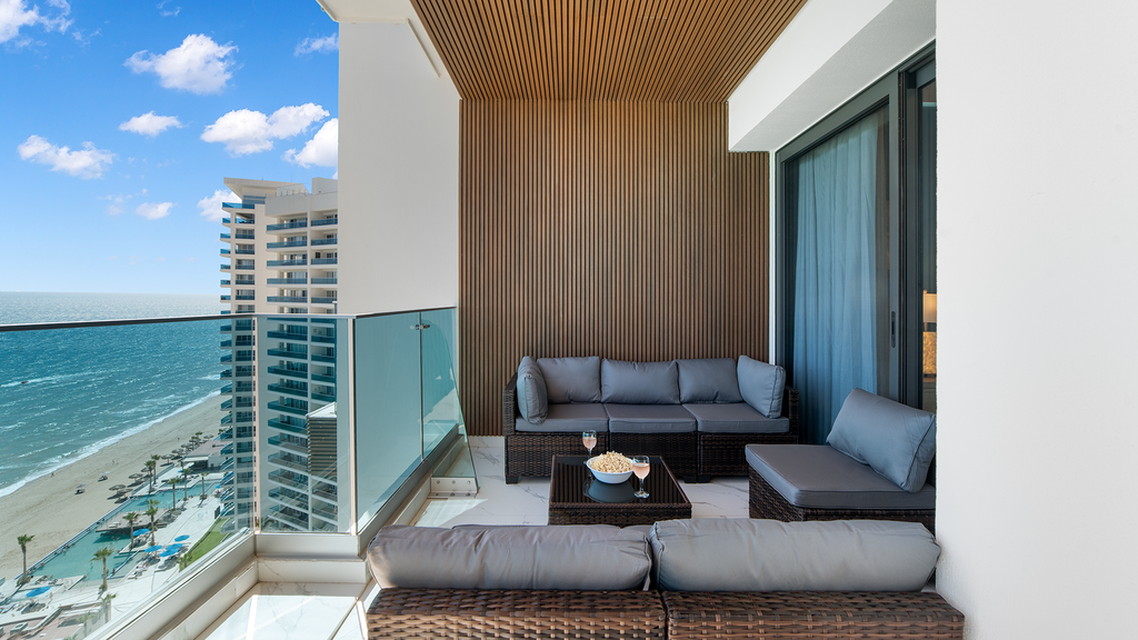 R1805 | Modern 2BR Condo with Ocean Views & Private Balcony