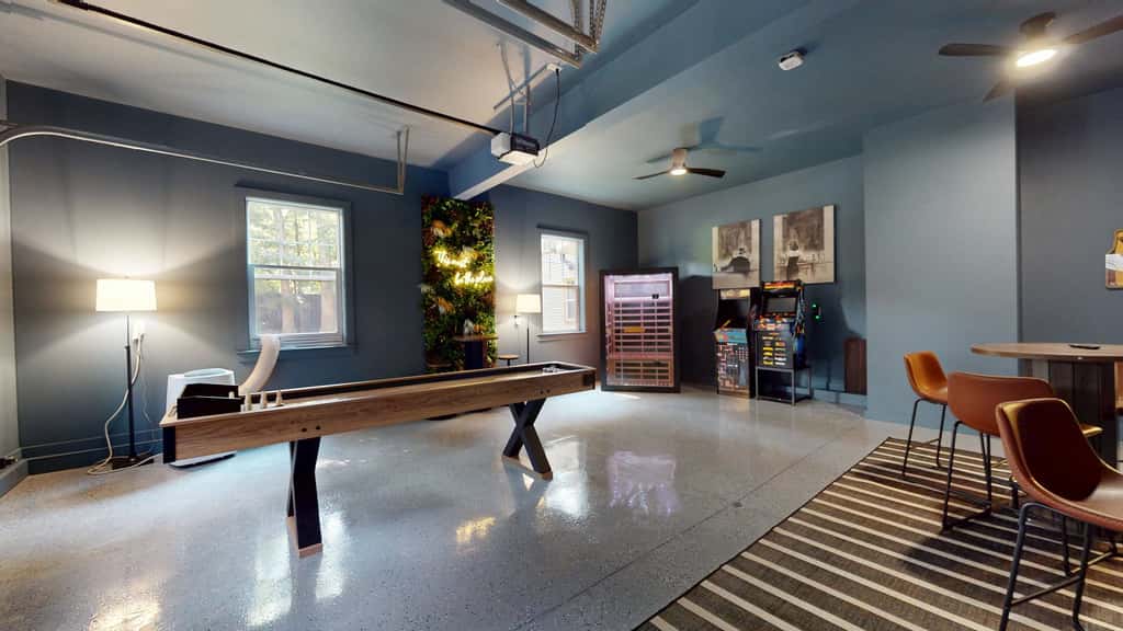 Great for gatherings, hot tub, sauna, gas grill, firepit, gameroom, outdoor seating