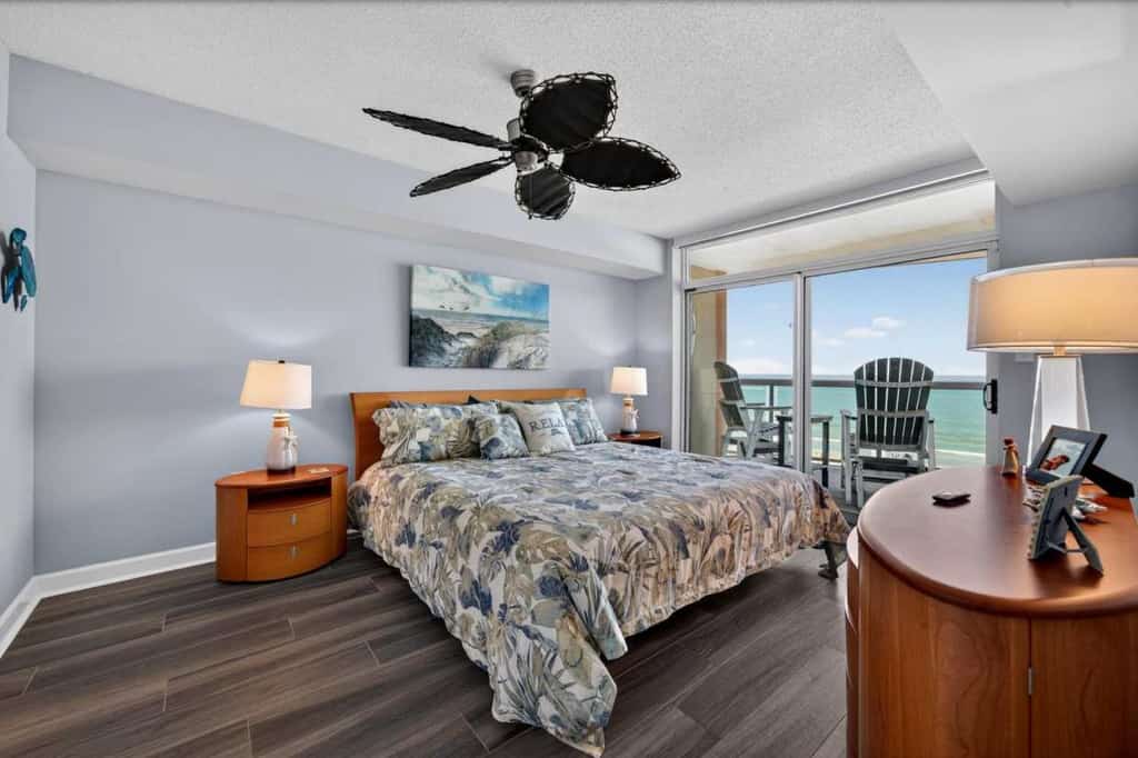 Wake up each morning to breathtaking, unobstructed views of the Atlantic Ocean from this beautifully updated sixth-floor oceanfront condo at Blue Water Keyes in North Myrtle Beach. Perfectly situated in the highly desirable Crescent Beach section, this spacious three-bedroom, three-bath retreat combines upscale coastal living with resort-style amenities, making it the perfect destination for family vacations, golf getaways, or relaxing beach escapes. Blue Water Keyes offers direct beach access, indoor and outdoor pools, a lazy river, hot tubs, and is conveniently located just minutes from Barefoot Landing, championship golf courses, shopping, dining, and entertainment.