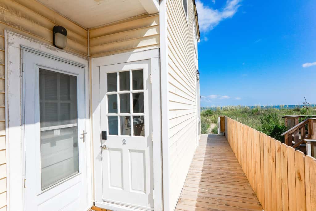 Sojourn Beach Front Escape Balcony & Beach Access
