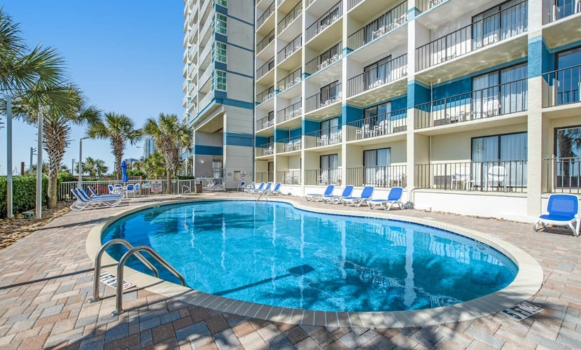 Your perfect Myrtle Beach getaway starts here! Welcome to this spacious and comfortable 1-bedroom condo at the Carolinian Beach Resort, located on the 18th floor with beautiful partial ocean views. This condo is an ideal retreat for families, couples, or groups looking for a relaxing beach vacation.