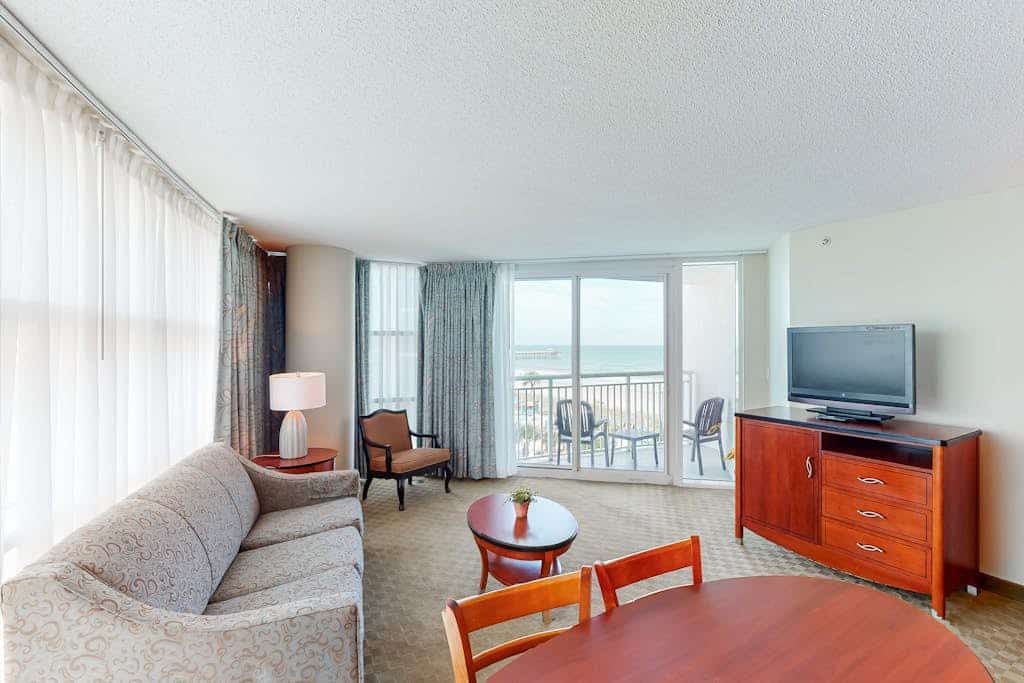 Stunning Beach Getaway w/ Ocean View, Shared Pool, Lazy River, & Central AC