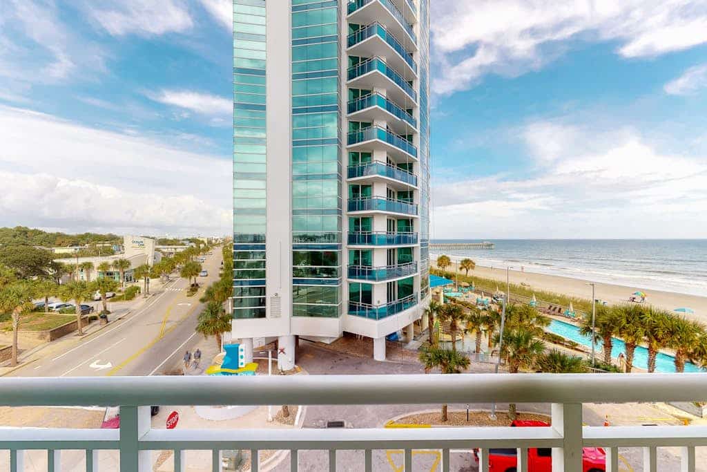 Stunning Beach Getaway w/ Ocean View, Shared Pool, Lazy River, & Central AC