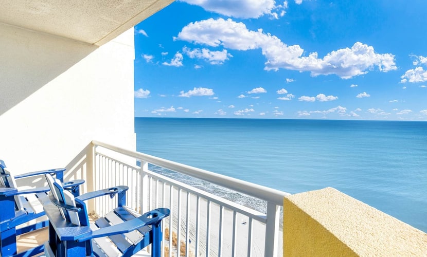18th floor oceanfront condo with shared pools, hot tubs, ocean view, and wifi