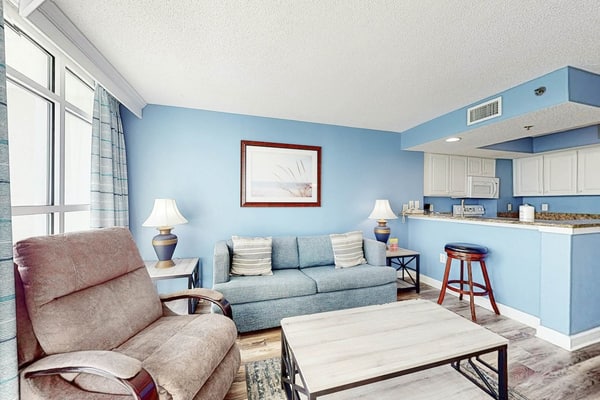 Your search for the perfect beachfront escape ends here! Welcome to this beautifully maintained 17th-floor oceanfront condo, where sweeping Atlantic views and comfortable resort amenities create the perfect Myrtle Beach getaway. Snowbird-friendly and sleeping up to 6 guests, this condo is an ideal retreat for families, couples, or groups looking to relax by the beach.