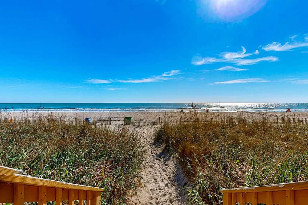 Oceanview condo with pool, private balcony & beach access