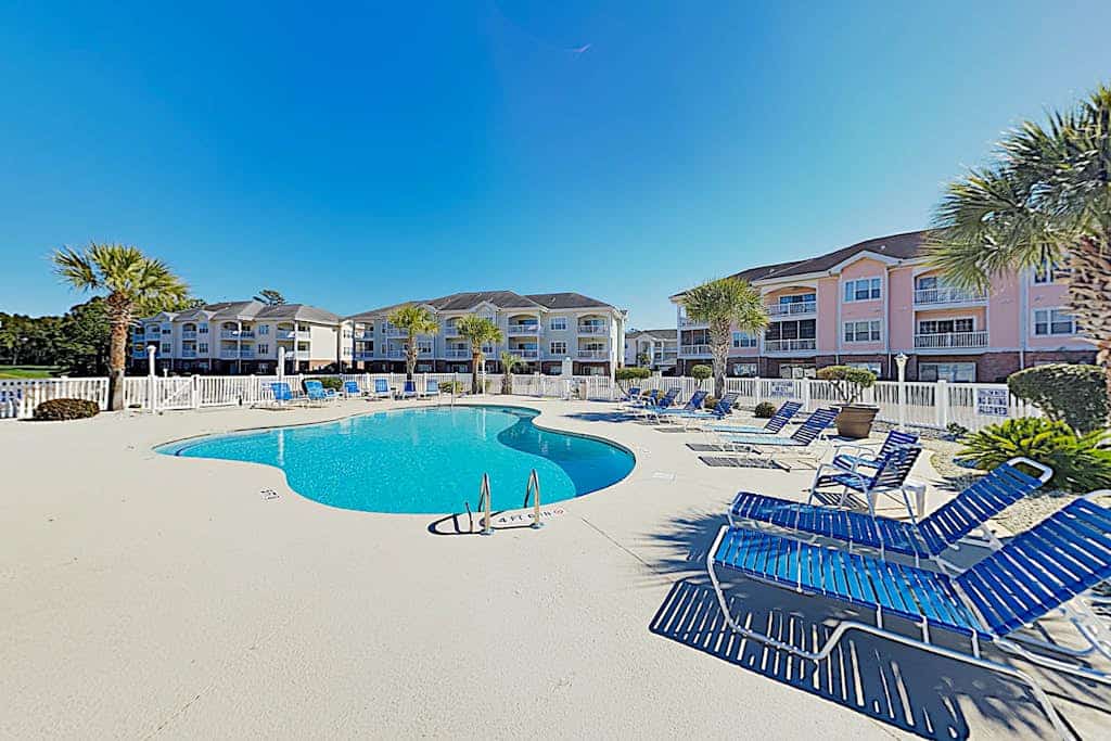 Magnolia Pointe Gem | Pools, Golf | Patio with Golf Course Views