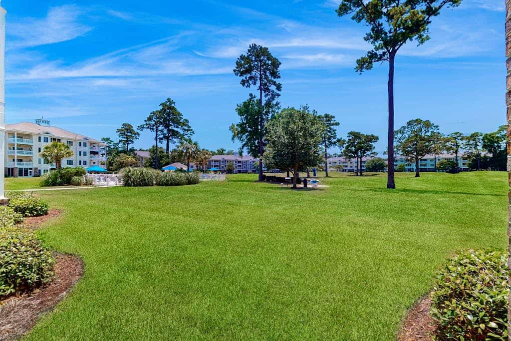 Magnolia Pointe Gem | Pools, Golf | Patio with Golf Course Views