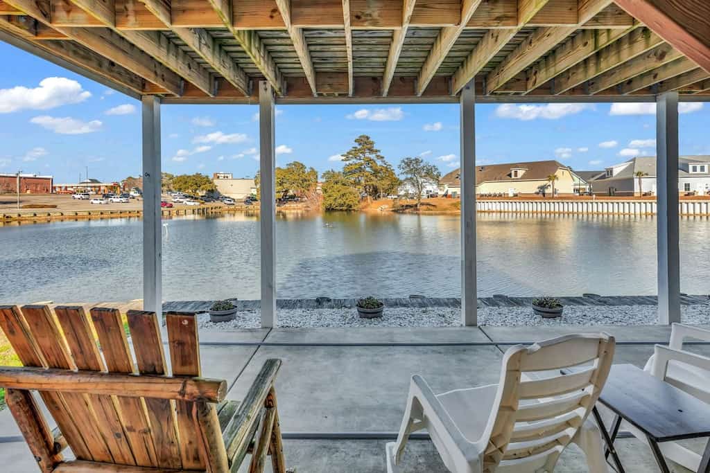 Waterfront Home with Multiple Decks, Central AC, WiFi, and Outdoor Shower