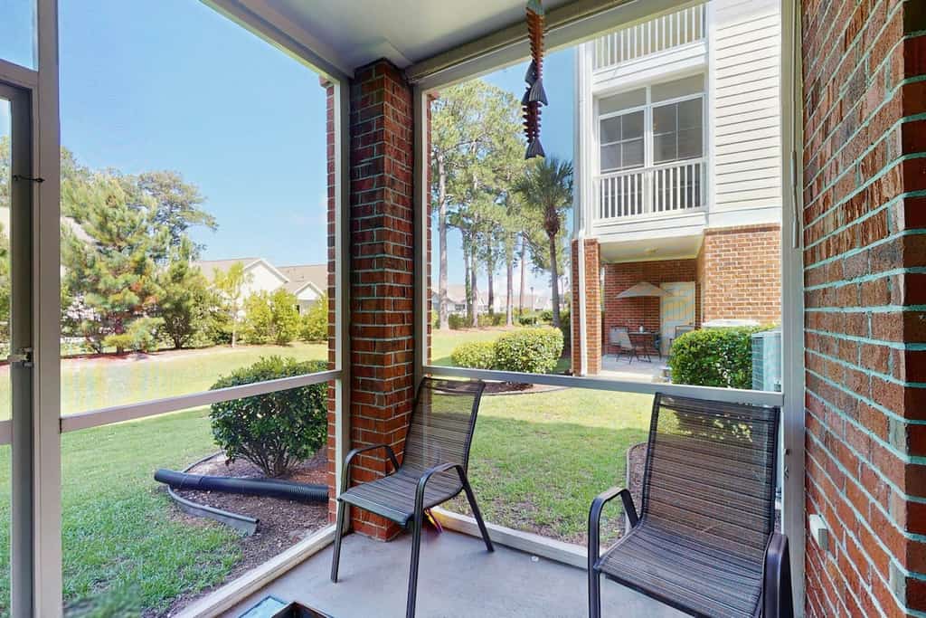 Little River condo located on the first floor with pool & patio