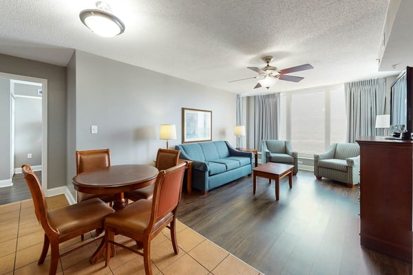 12th floor ocean view condo w/ WiFi, shared pool, central AC, shared hot tub