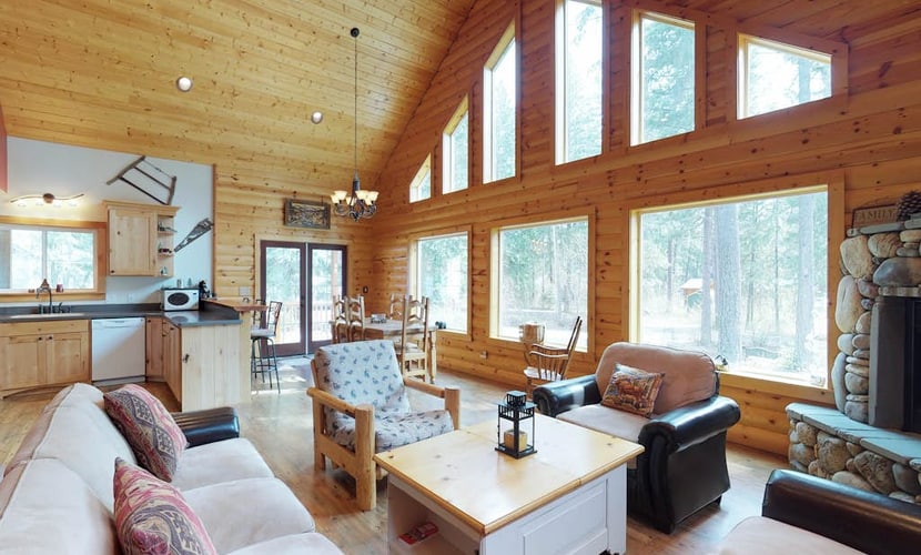 Cozy A-frame in the Woods Near Hiking Trails, Lake, and More, Walk to the River