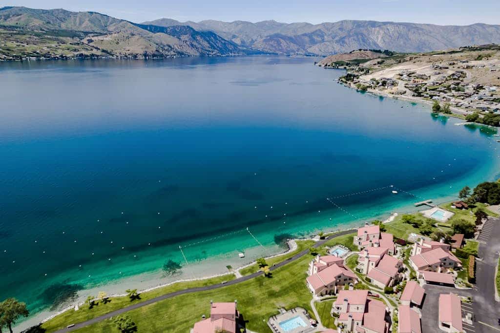 Lake & Mountain View Condo with Free WiFi, Shared Pool, Hot Tub, & Fitness Room