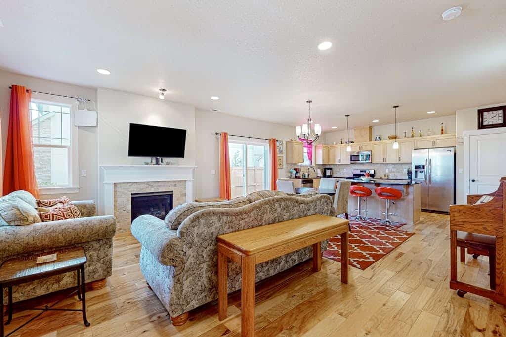 2-story home in great location with fireplace, grill, fast WiFi, & streaming