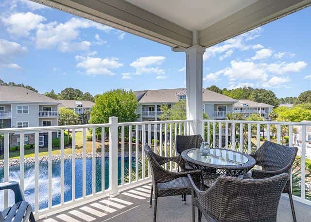 Escape to the relaxing atmosphere of Willow Bend at Barefoot Resort, one of Myrtle Beach's premier golf and vacation destinations. This beautifully appointed third-floor condo offers the perfect combination of comfort, style, and convenience, making it an ideal choice for golf getaways, family vacations, or beach retreats. Located just minutes from the beautiful Atlantic shoreline, world-class golf courses, shopping, dining, and entertainment, you'll enjoy everything Myrtle Beach has to offer while returning each evening to a peaceful resort setting.
