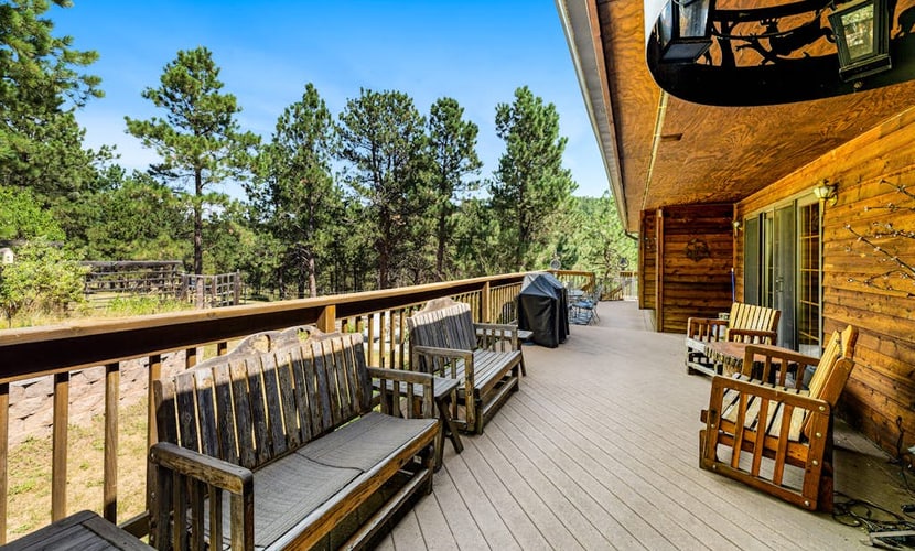 Come experience Crooked Canyon Lodge, a lovely four bedroom retreat tucked away on twenty private acres near Rapid City. This home is perfect for families and pets, featuring wonderful amenities like a hot tub, sauna, and sand volleyball court. You will love the convenience of two full kitchens and spacious living areas, all while staying just minutes from landmarks like Mount Rushmore and Sturgis. It is the perfect spot to enjoy peaceful mountain surroundings while staying close to all the fun in South Dakota.