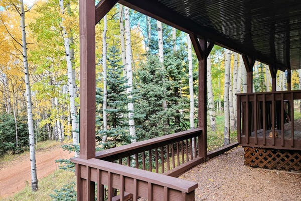 Escape to Pikes Peak Retreat, a stunning 3-bedroom log cabin nestled in a serene aspen grove near Divide, Colorado. Perfectly situated for outdoor enthusiasts, this light-filled getaway offers direct access to National Forest trails, mountain climbing, and fishing. Enjoy cozy evenings by the wood-burning fireplace, relax on the furnished decks, or stargaze by the firepit. With modern amenities, a spacious loft, and proximity to Mueller State Park, it is the ultimate mountain basecamp for your family adventure.