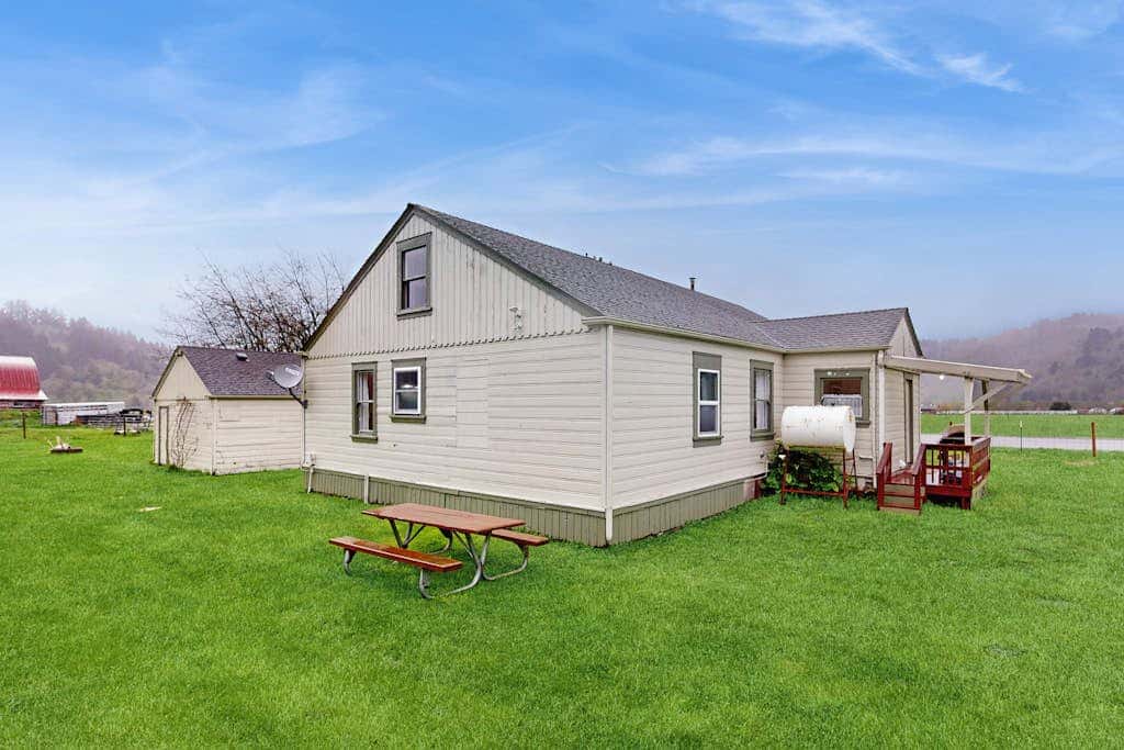 Redwood Farmhouse in the Orick Valley