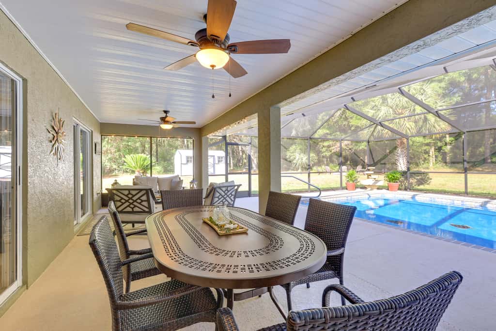 3 Mi to Dunnellon Historic District: Home w/ Lanai