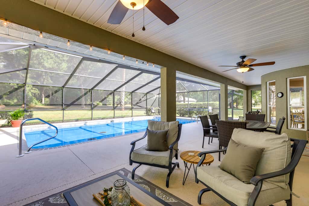 3 Mi to Dunnellon Historic District: Home w/ Lanai