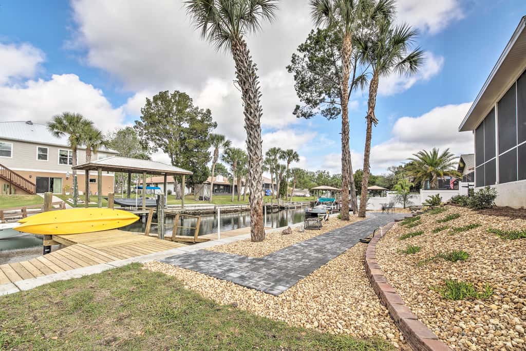 Canal-Front Home w/ Boat Dock in Crystal River