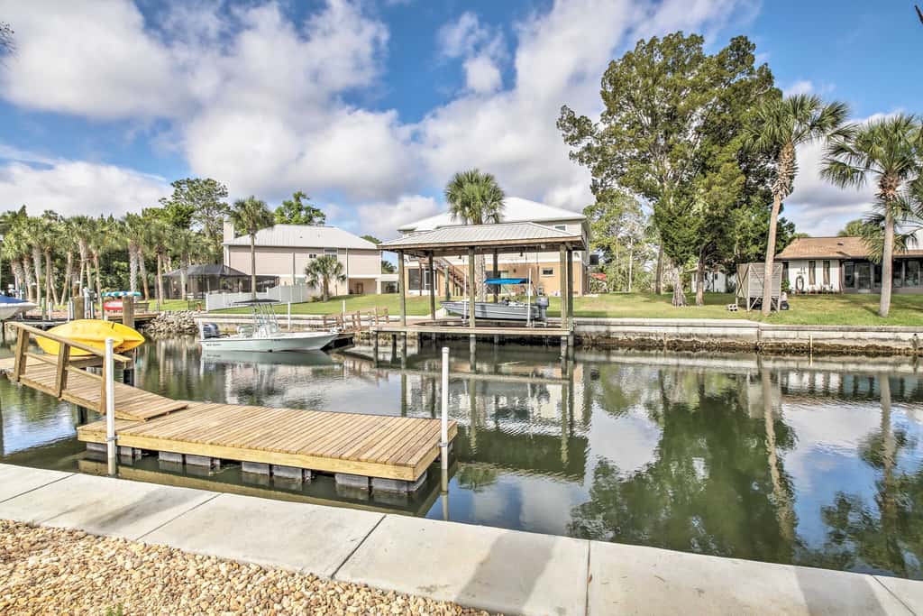 Canal-Front Home w/ Boat Dock in Crystal River