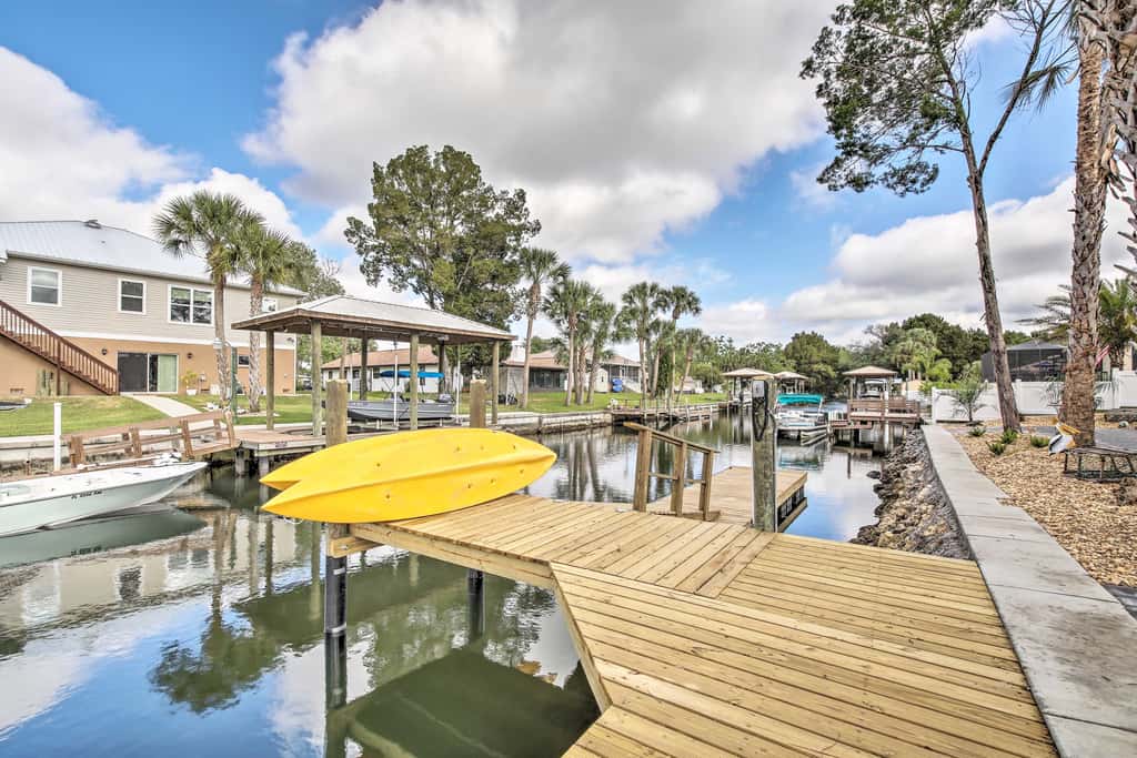 Canal-Front Home w/ Boat Dock in Crystal River