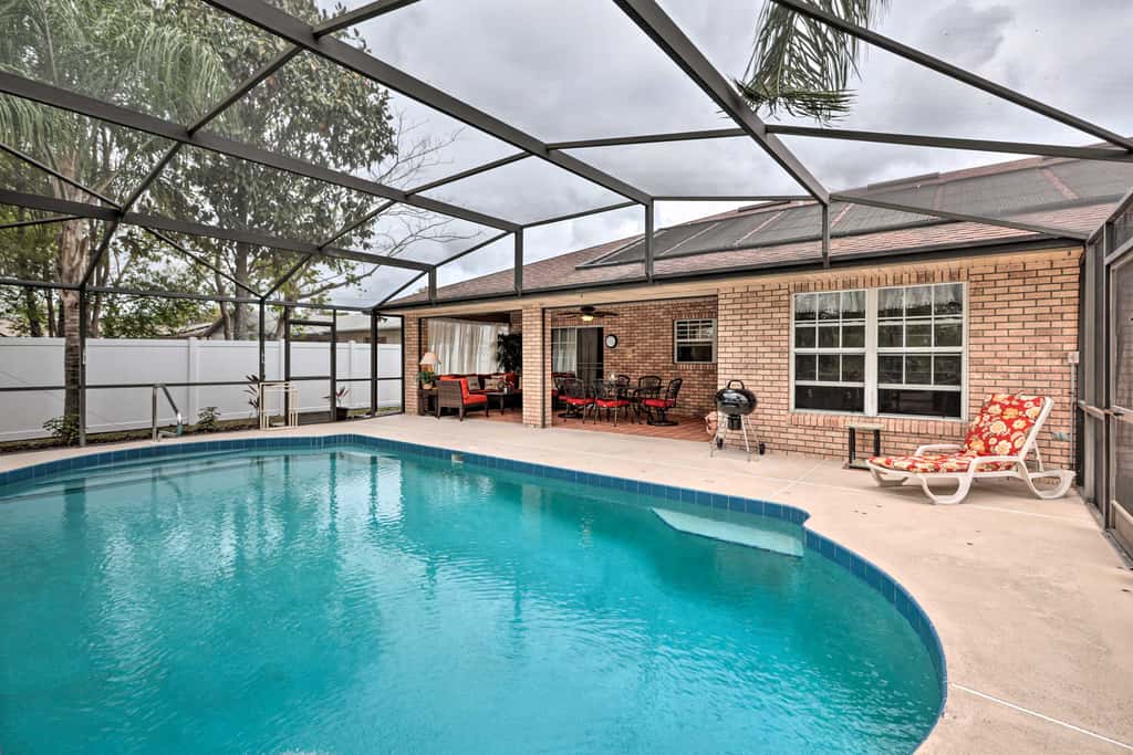 Centrally Located Deltona Home with Pool & Yard
