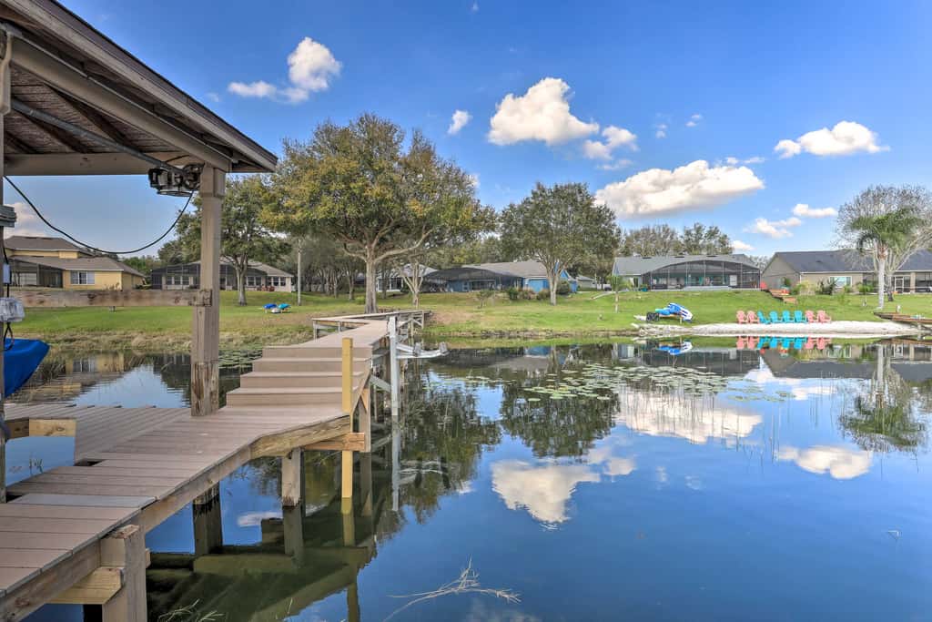 Dog-Friendly Lake Home w/ Dock ~ 25 Mi to Disney!
