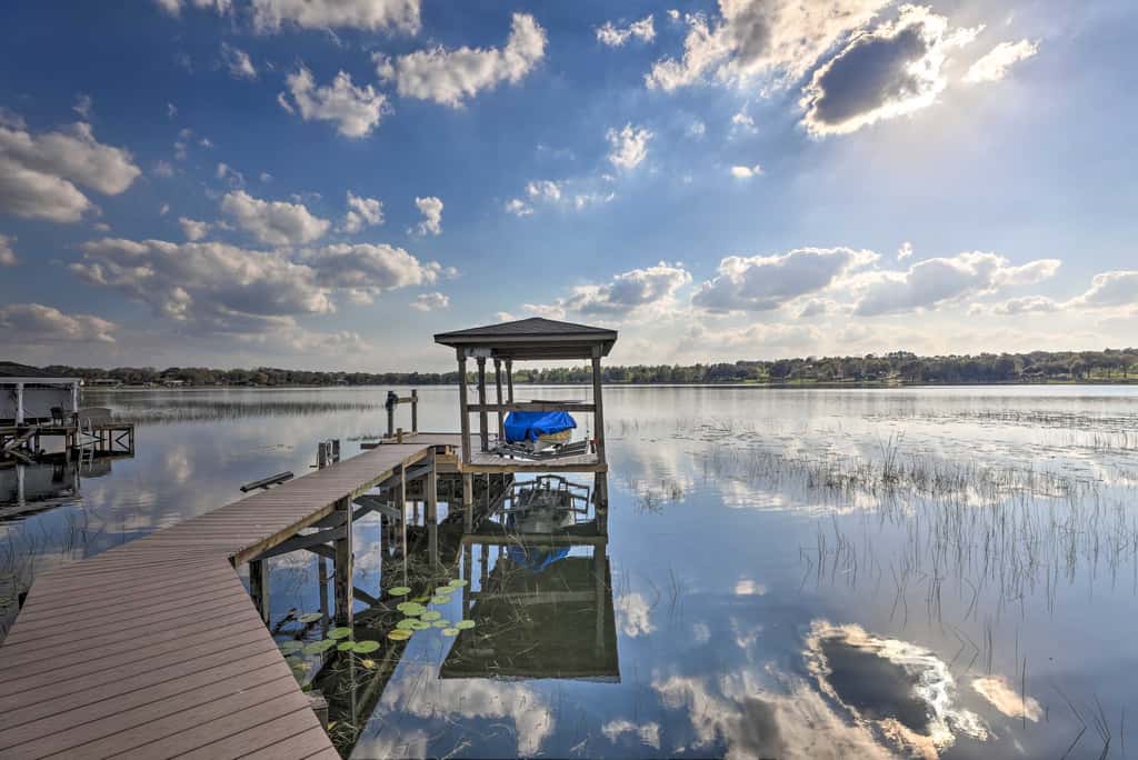 Dog-Friendly Lake Home w/ Dock ~ 25 Mi to Disney!