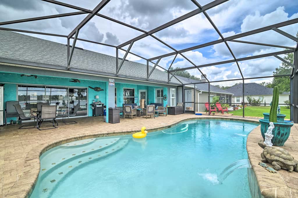 Florida Family Home w/ Dock on Saw Mill Lake!