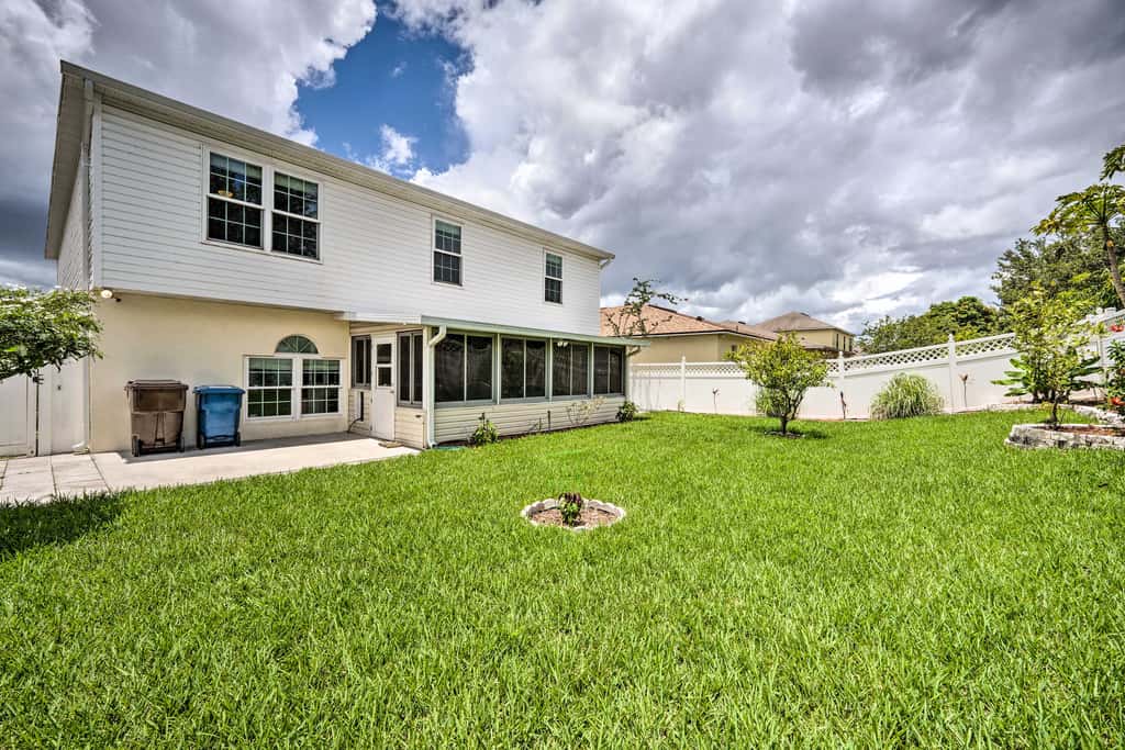 Game Room, Fenced Yard! Extended Base Near WDW