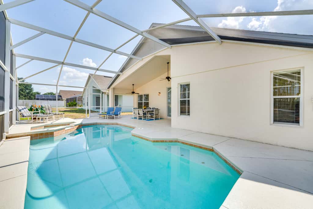 10 Mi to Disney: Home w/ Spa & Heated Pool!