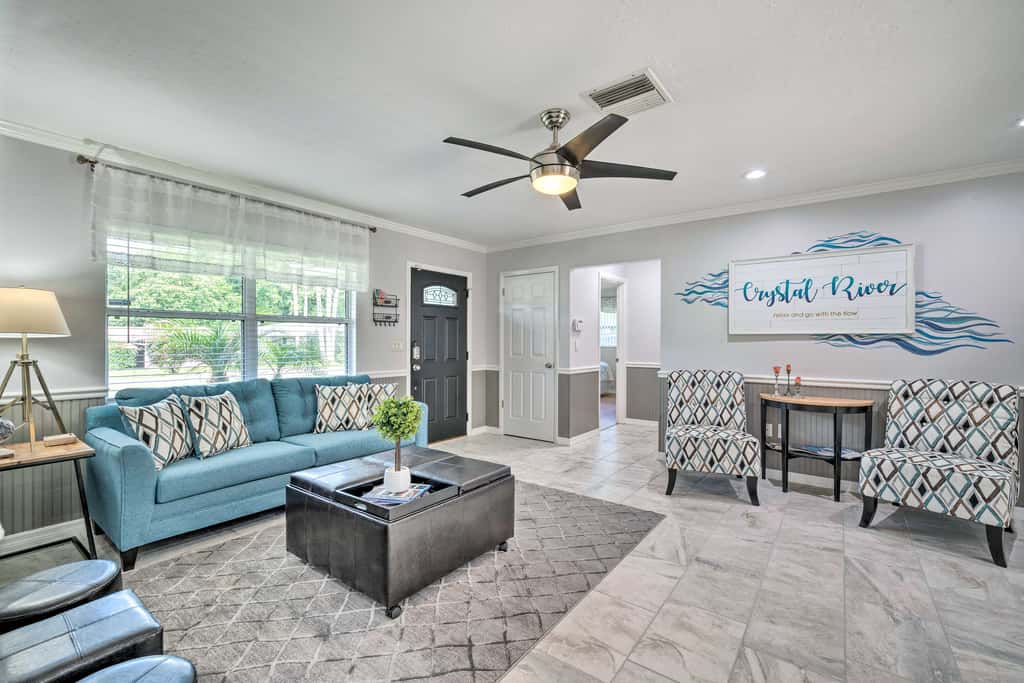 Hot Tub + Game Room: Crystal River Retreat!