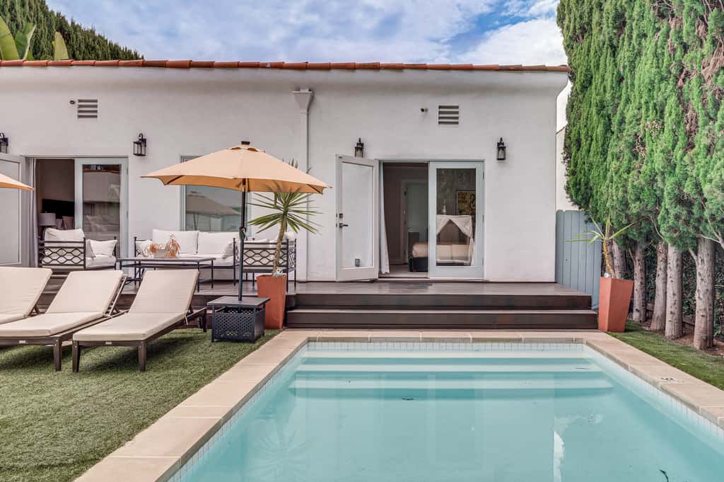 1 Block to Melrose Ave! Bright Home w/ Pool