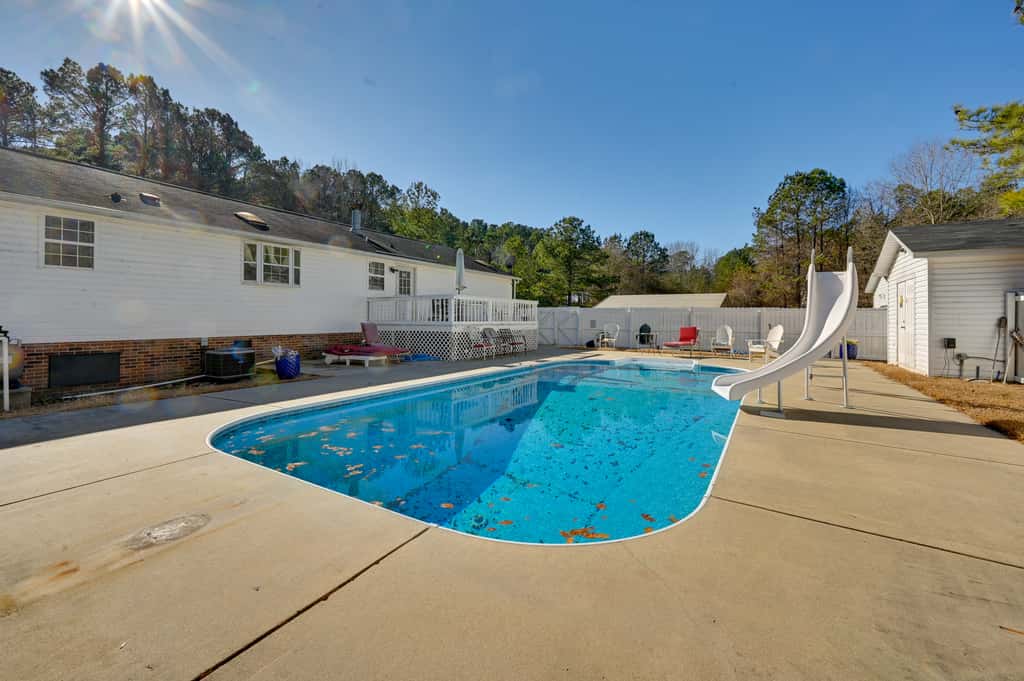 Game Room + Easy ECU Access: Greenville Getaway