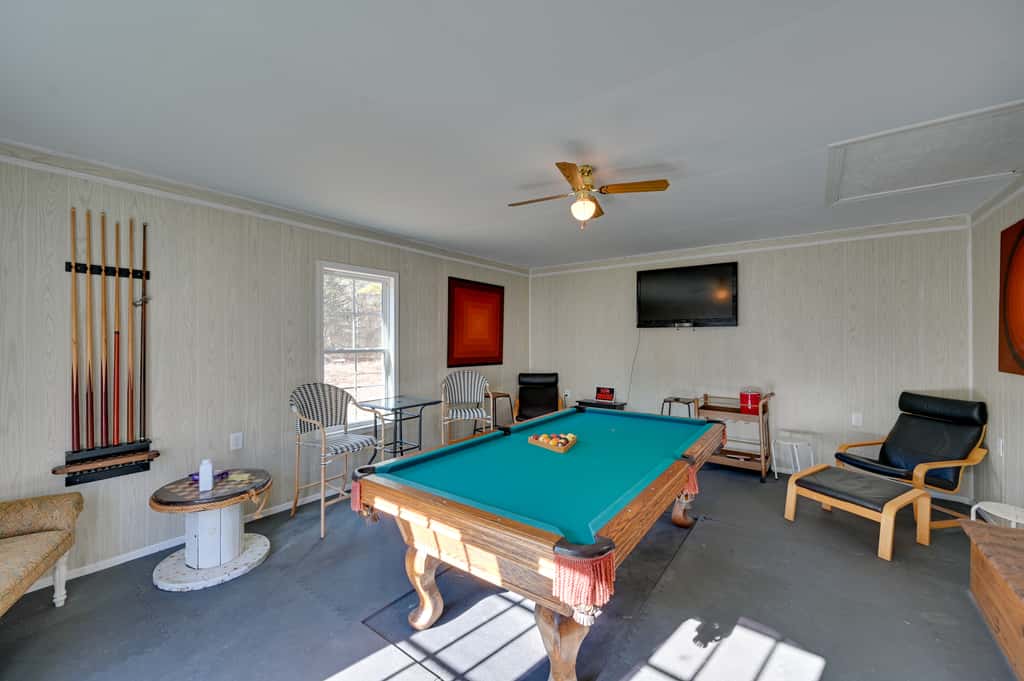 Game Room + Easy ECU Access: Greenville Getaway