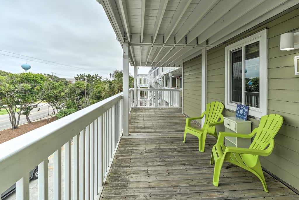 Ocean Dunes Kure Beach Condo w/ Balcony & Pool